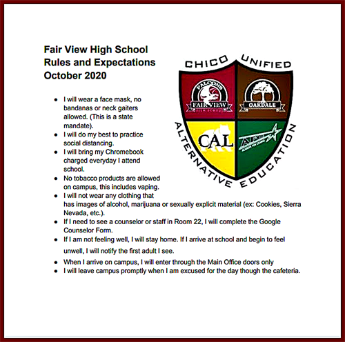 2021 SCHOOL RULES